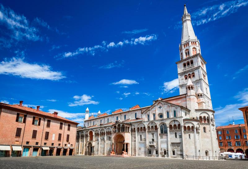 Piazza Grande Modena Duomo and Ghirlandina Modena