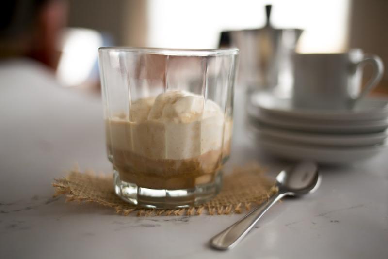 Affogato al caffè