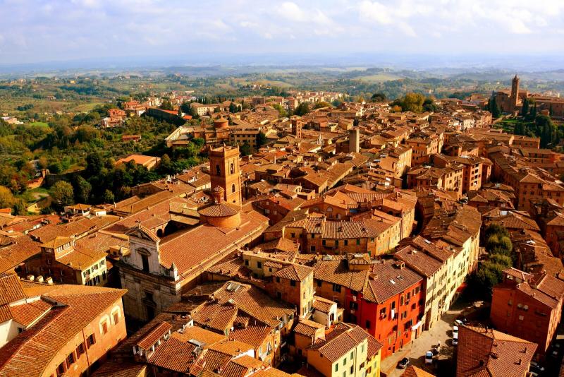 View of Siena Trekking Urbano