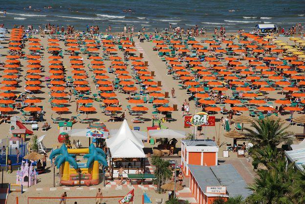 Beach on the Riviera Romagnola 