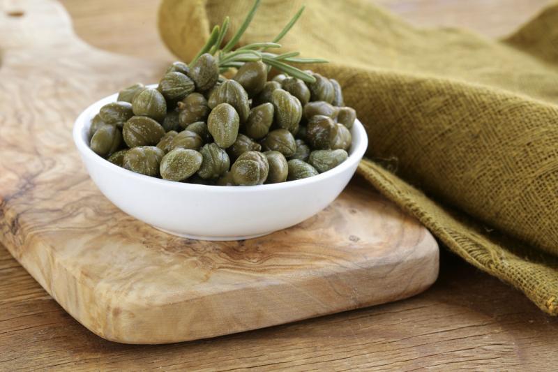 Sicilian capers from the island of Salina