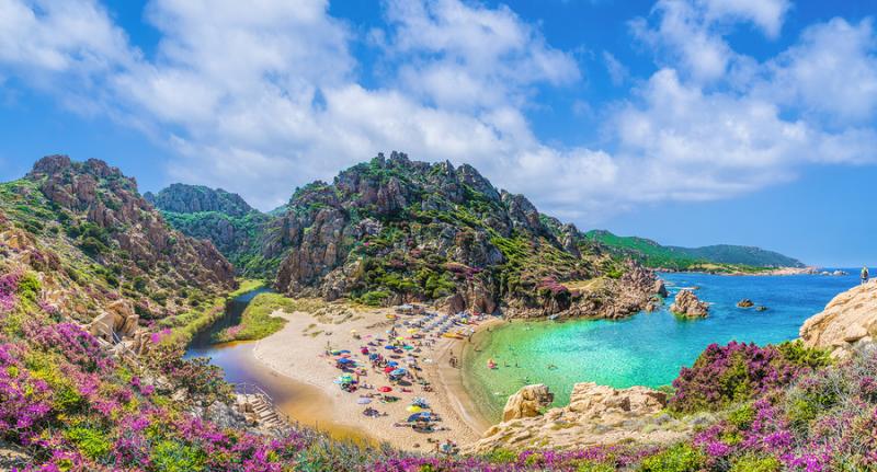 A stretch of Paradise Coast in Sardinia
