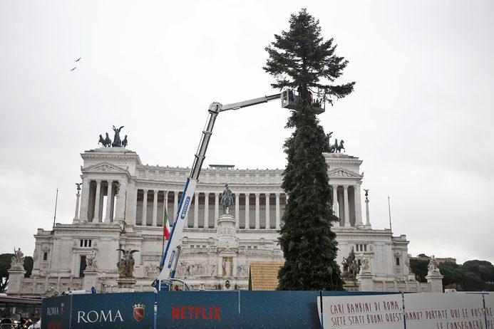 Rome's Spelacchio Christmas tree