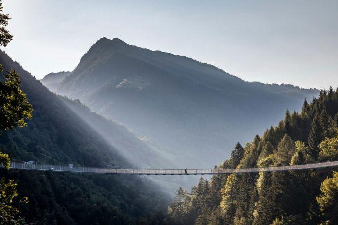 Tibetan bridge Valtellina