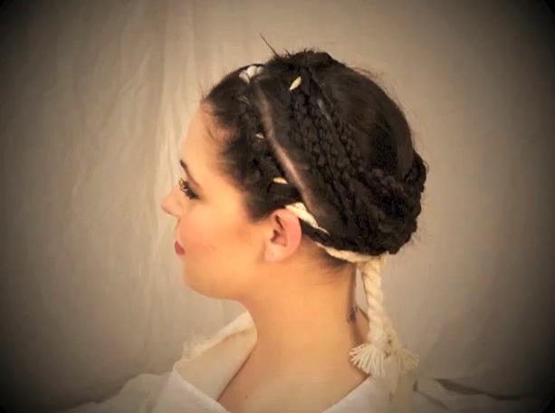A Grecian Fantasy Hair Tutorial  Challenged By You  YouTube