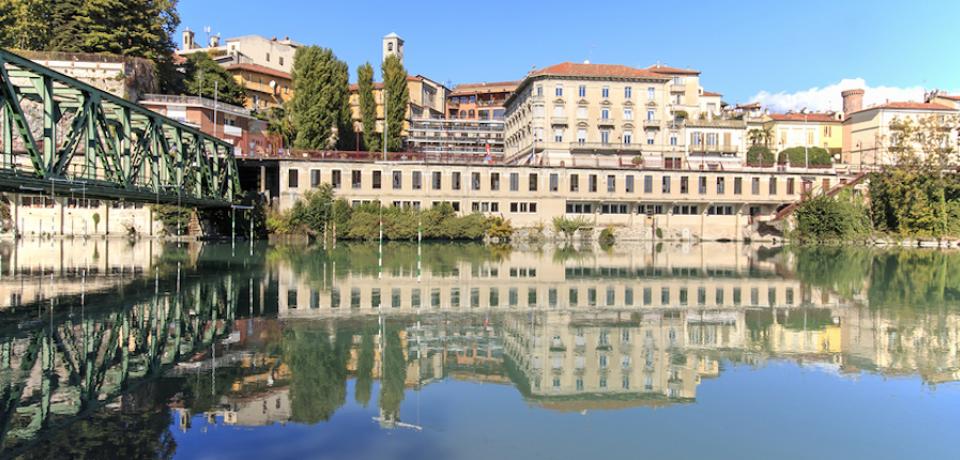 Ivrea view of river