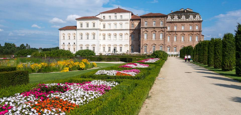 A view of the Reggia di Venaria Reale.