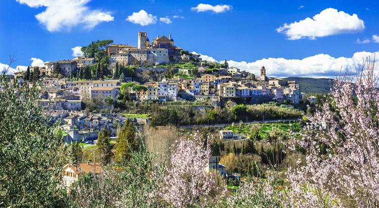 hill towns Umbria