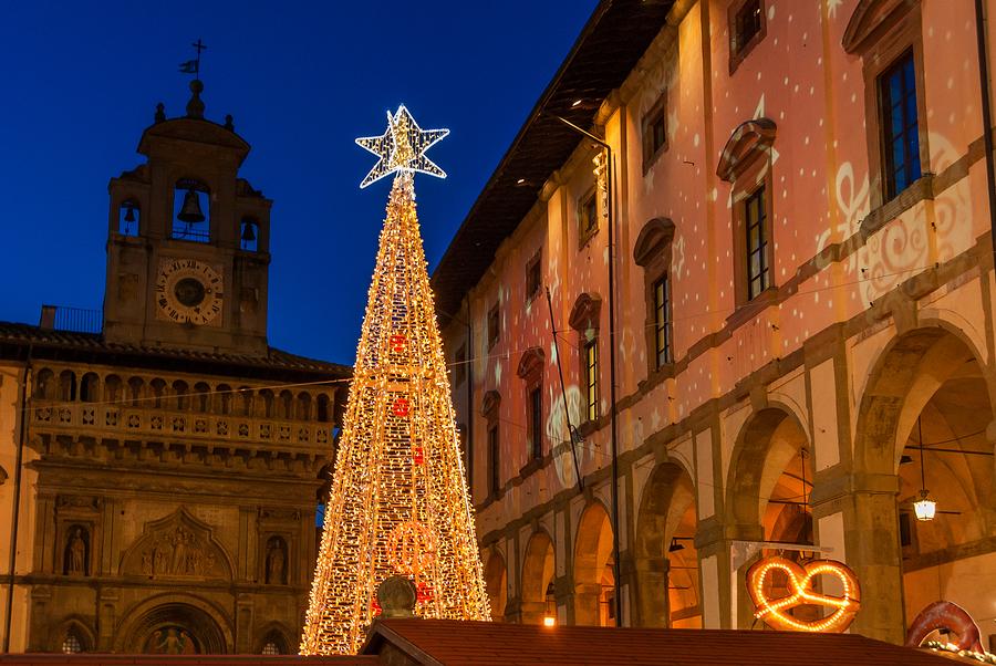 Arezzo Italy at Christmas Arezzo Tuscany