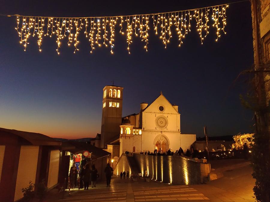 Assisi Italy at Christmas Assisi Umbria Italy