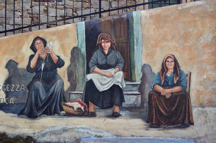 Orgosolo murales Orgosolo wall paintings