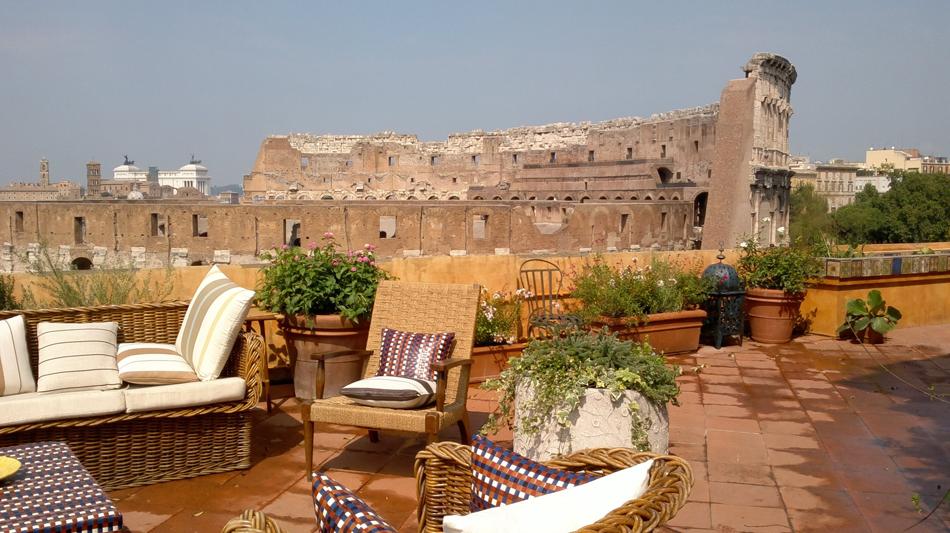 Attic featured in 'The Great Beauty' film locations Rome