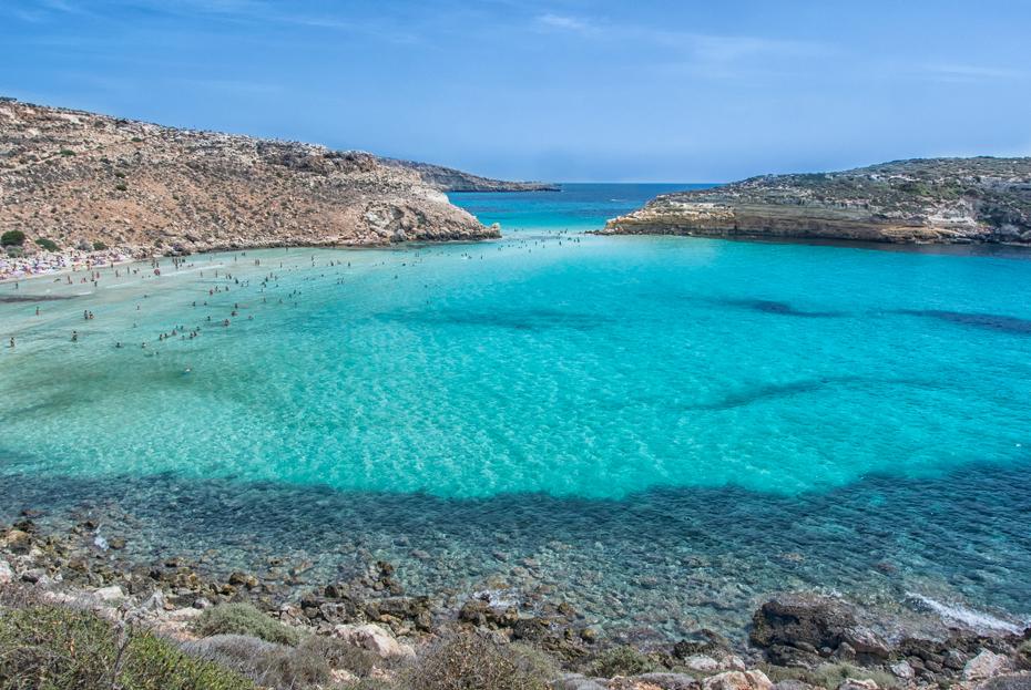 Isola dei Conigli, Sicily eco-friendly beaches in Italy
