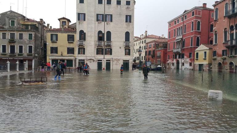 high tide in Venice