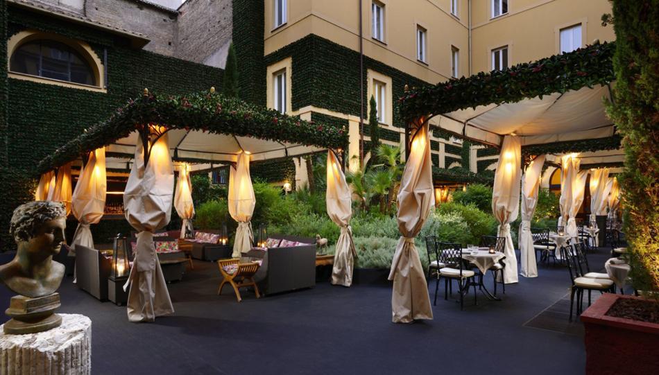 Café di Ripetta e Giardino di Ripetta at Residenza di Ripetta best hotels for aperitivo in Rome