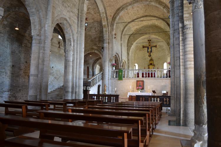 Interior of the Cathedral of San Leo