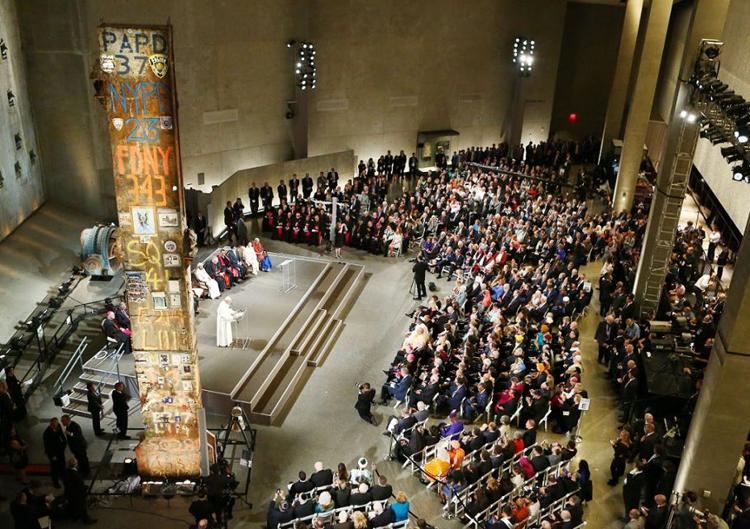 Pope Francis at 9/11 Memorial