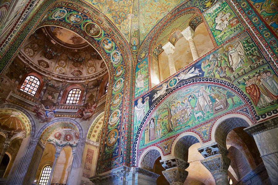 Mosaics in Ravenna Basilica di San Vitale