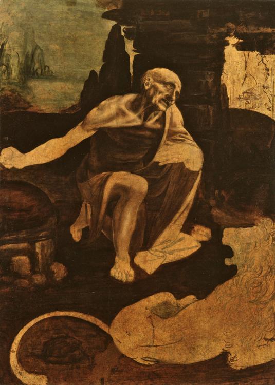 St. Jerome, Leonardo St. Jerome in the Wilderness