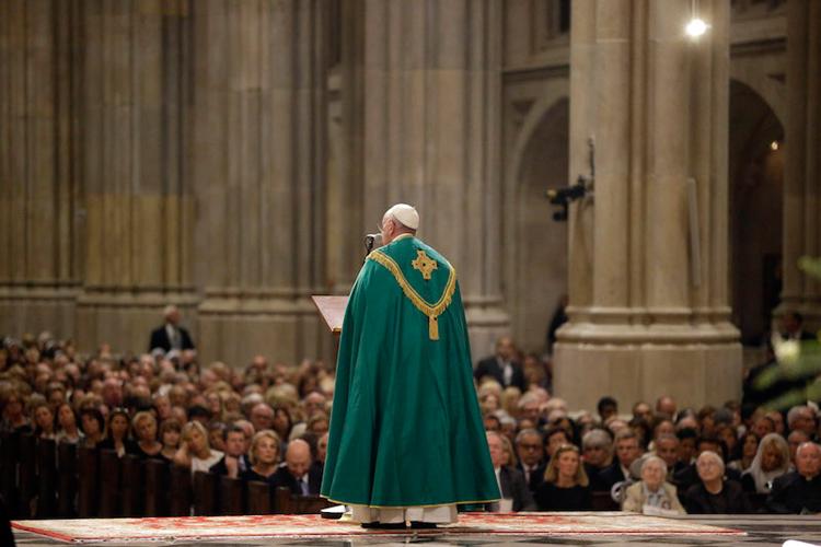 Pope Francis at St. Patricks