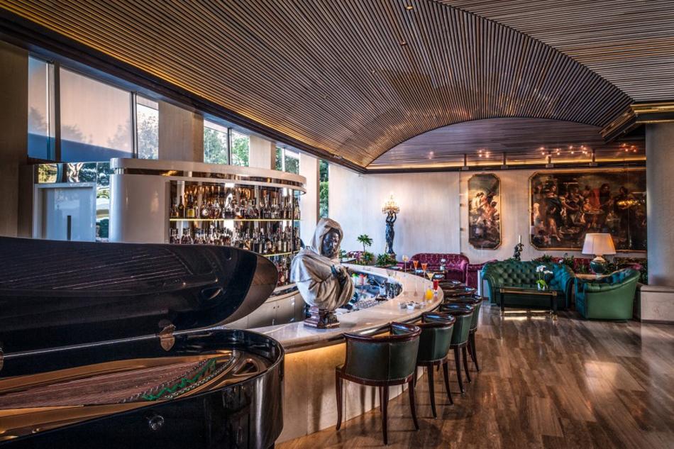 Tiepolo Lounge at Rome Cavalieri best hotels for aperitivo in Rome