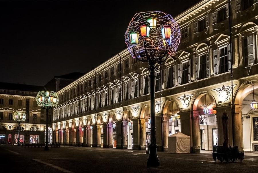 Christmas lights Turin Christmas lights Italy