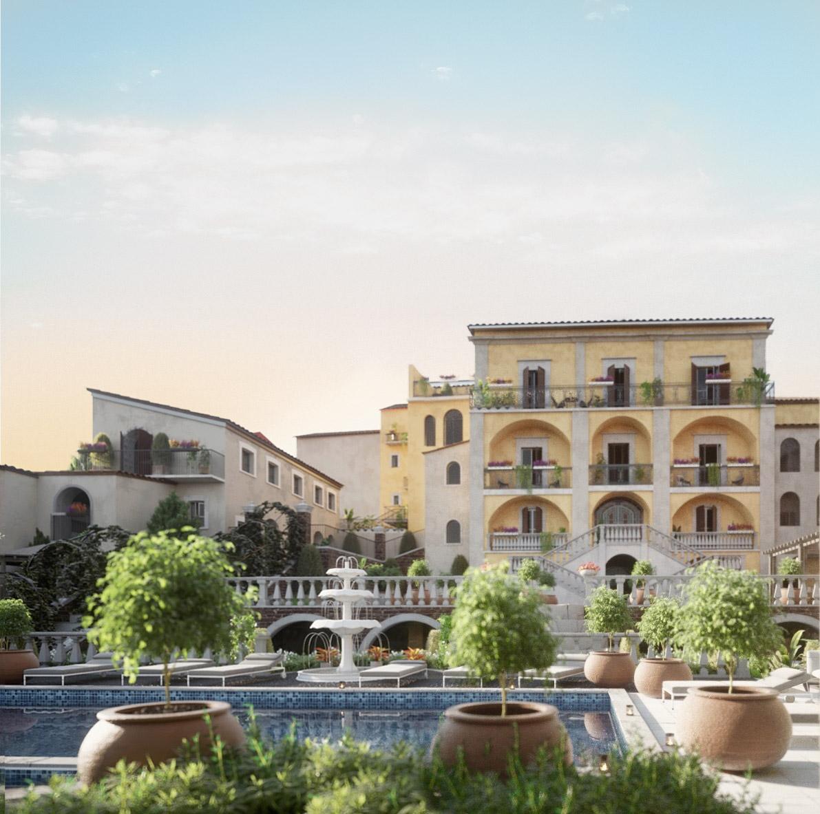 The historic stately home as it is today, in all its grandeur. Credit: Palazzo Ricci