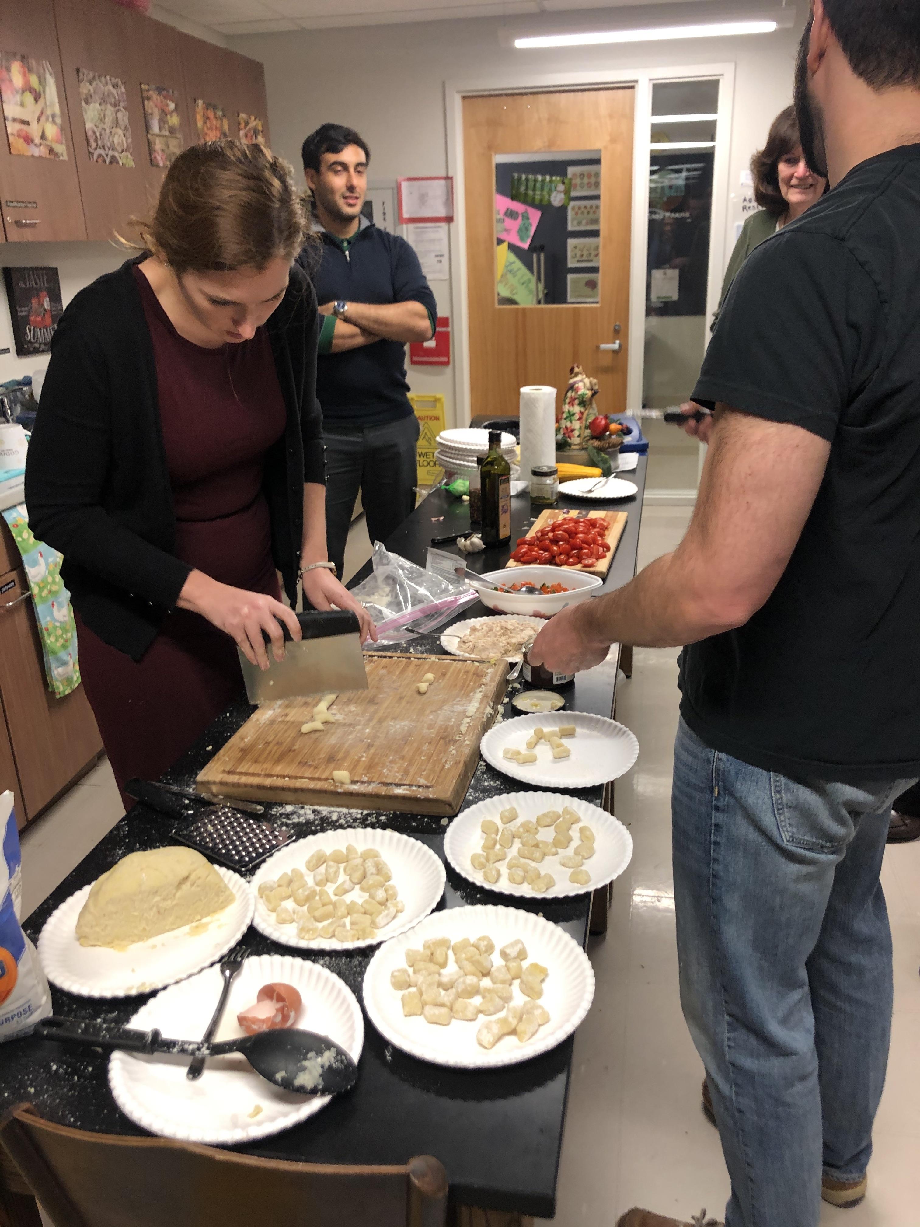 Preparing Gnocchi - The Italian Cultural Society of Washington DC