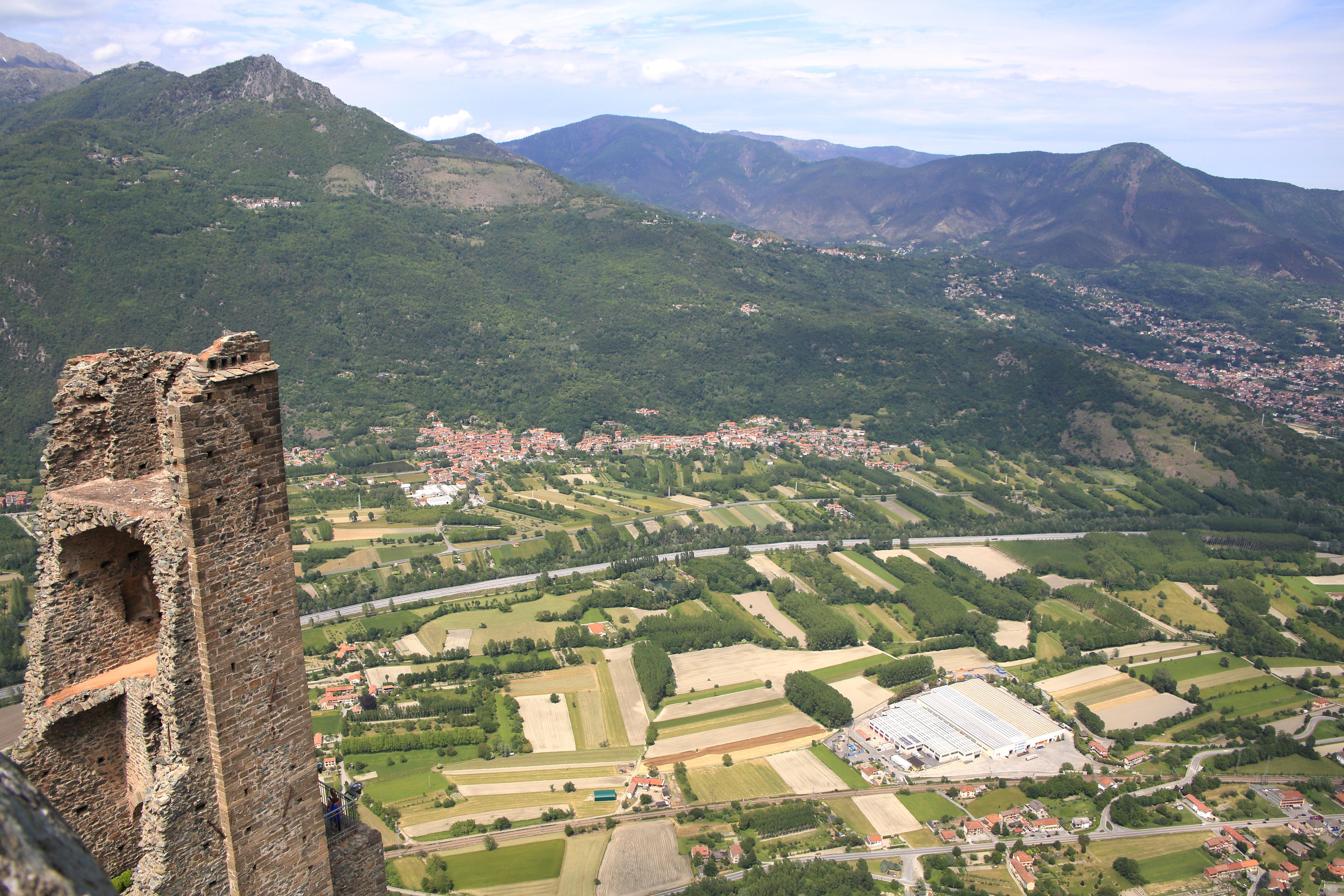 view of the val-di-susa-from-sacra-di-san-michele