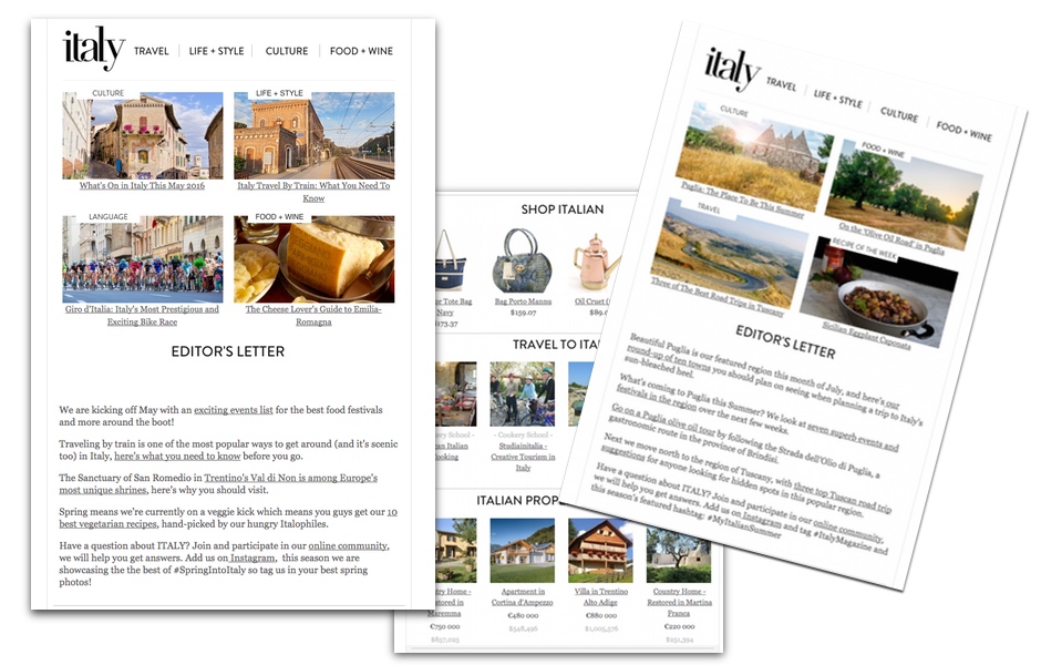 italy newsletter